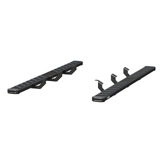 ARIES 2554032 ARIES 2554032 NovaTrac 6in. x 85in. Black Steel Running Boards; Select Toyota Ta