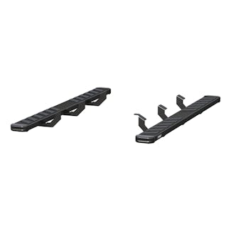 ARIES 2554034 ARIES 2554034 NovaTrac 6in. x 75in. Black Steel Running Boards; Select Toyota Ta