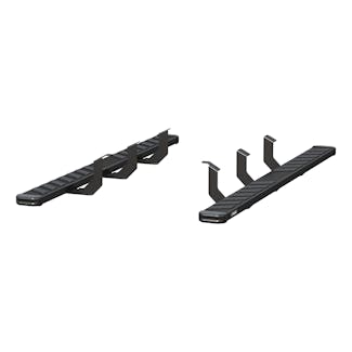 ARIES 2554035 ARIES 2554035 NovaTrac 6in. x 85in. Black Steel Running Boards; Select Toyota Tu