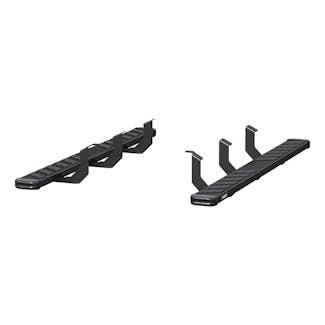 ARIES 2554037 ARIES 2554037 NovaTrac 6in. x 75in. Black Steel Running Boards; Select Toyota Tu