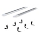 ARIES 2555024 AdvantEDGE 5-1/2" x 91" Chrome Aluminum Side Bars, Select Ford F250, F350, F450