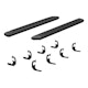 ARIES 2556002 AdvantEDGE 5-1/2" x 75" Black Aluminum Side Bars, Select Chevrolet, GMC