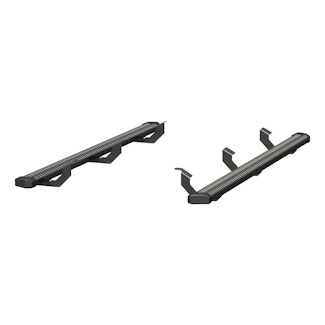 ARIES 2559026 SlimGrip 5" x 78" Black Aluminum Running Boards, Select Toyota Tacoma