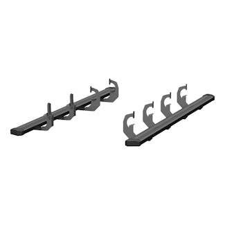 ARIES 2559046 SlimGrip 5" x 88" Black Aluminum Running Boards, Select Silverado, GMC Sierra