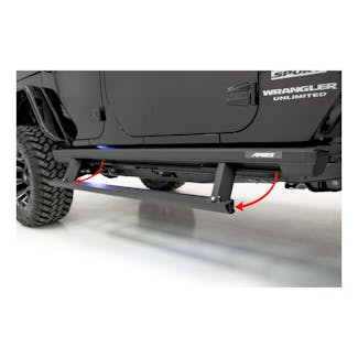 ARIES 3025165 ActionTrac 69.6in. Powered Running Boards (No Brackets)