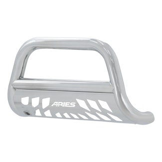 ARIES 35-3014 3" Polished Stainless Bull Bar, Select Ford F-250, F-350 Super Duty