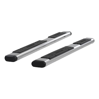 ARIES S2875 6" x 75" Polished Stainless Oval Side Bars (No Brackets)
