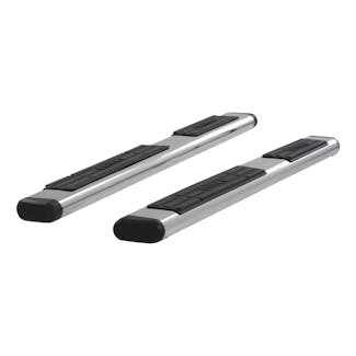 ARIES S2875 6" x 75" Polished Stainless Oval Side Bars (No Brackets)