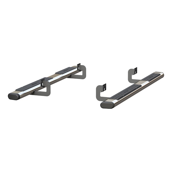 ARIES 4444018 6" x 75" Polished Stainless Oval Side Bars, Select Ford F-150