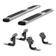 ARIES 4444042 6" x 75" Polished Stainless Oval Side Bars, Select Ford F-Series