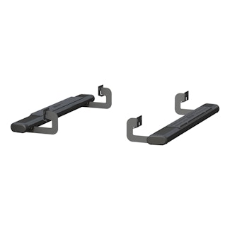 ARIES 4445017 6" x 53" Black Aluminum Oval Side Bars, Select Ford F-150