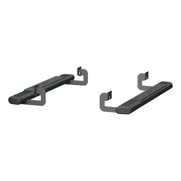 ARIES 4445017 6" x 53" Black Aluminum Oval Side Bars, Select Ford F-150