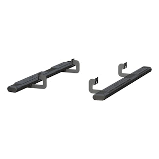 ARIES 4445018 6" x 75" Black Aluminum Oval Side Bars, Select Ford F-150