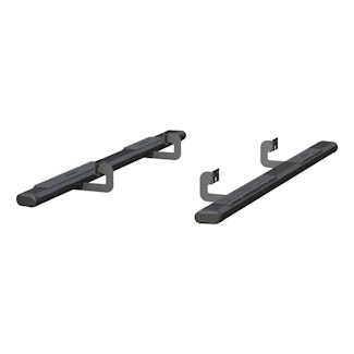 ARIES 4445020 6" x 91" Black Aluminum Oval Side Bars, Select Ford F-150
