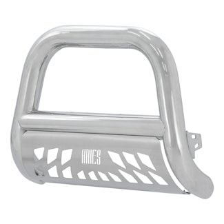 ARIES 45-4006 Big Horn 4" Polished Stainless Bull Bar, Select Silverado, Sierra 2500, 3500 HD