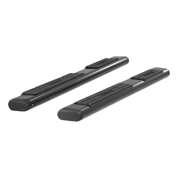 ARIES B2875 6" x 75" Black Aluminum Oval Side Bars (No Brackets)