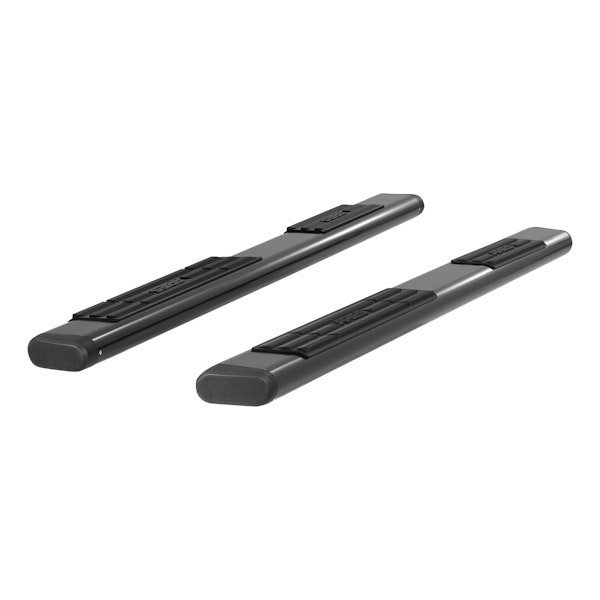 ARIES B2885 6" x 85" Black Aluminum Oval Side Bars (No Brackets)