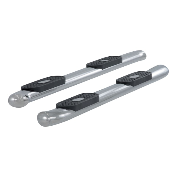 ARIES S223005-2 4" Polished Stainless Oval Side Bars, Select Ford F-250, F-350 Super Duty