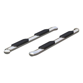 ARIES S223006-2 4" Polished Stainless Oval Side Bars, Select Ford Excursion, F-250, F-350
