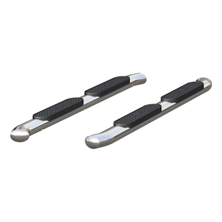 ARIES S225040-2 4" Polished Stainless Oval Side Bars, Select Dodge, Ram 1500