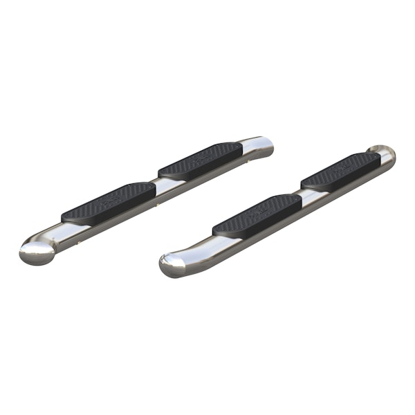 ARIES S225040-2 4" Polished Stainless Oval Side Bars, Select Dodge, Ram 1500