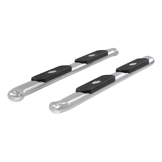ARIES S225008-2 4" Polished Stainless Oval Side Bars, Select Dodge Ram 1500, 2500, 3500