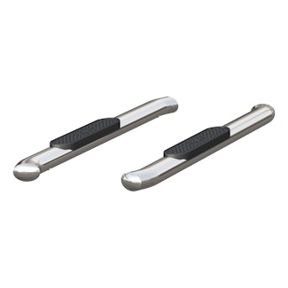 ARIES S225039-2 4" Polished Stainless Oval Side Bars, Select Dodge, Ram 1500, 2500, 3500