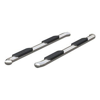 ARIES S229042-2 4" Polished Stainless Oval Side Bars, Select Nissan Titan, XD