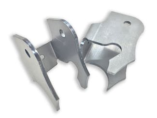 Artec Industries BR1134 JK HD Rear Axle UCA Brackets (pair): 3.5 in DIAMETER
