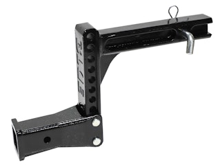 Blue Ox BX88340 Adjustable Drop Receiver, 2" Receiver, 8" Drop/Rise, 10K Lb Rated