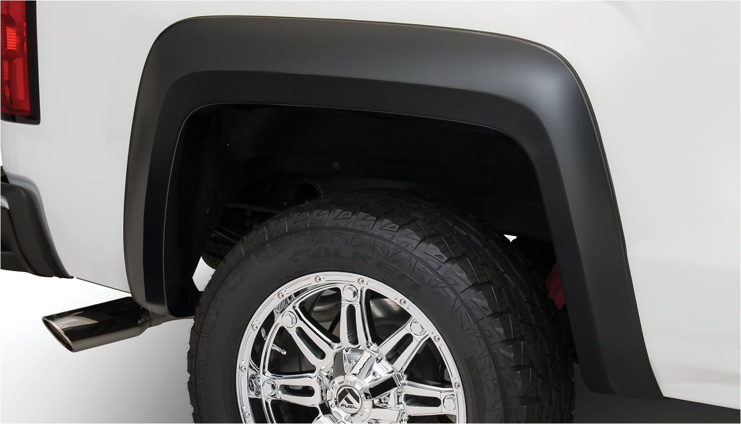 Bushwacker 40975-02 Extend-A-Fender Flare - Set of 4 - OE Matte Black FENDER  FLARES BW - Fender Flare