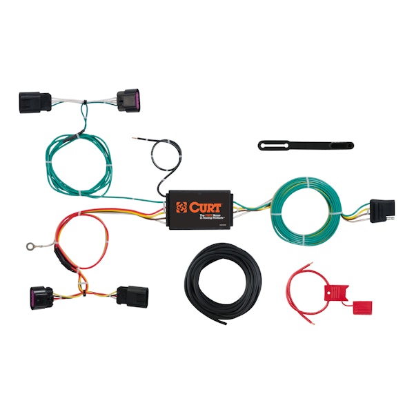 CURT 56288 Custom Wiring Harness, 4-Way Flat Output, Select Buick Verano