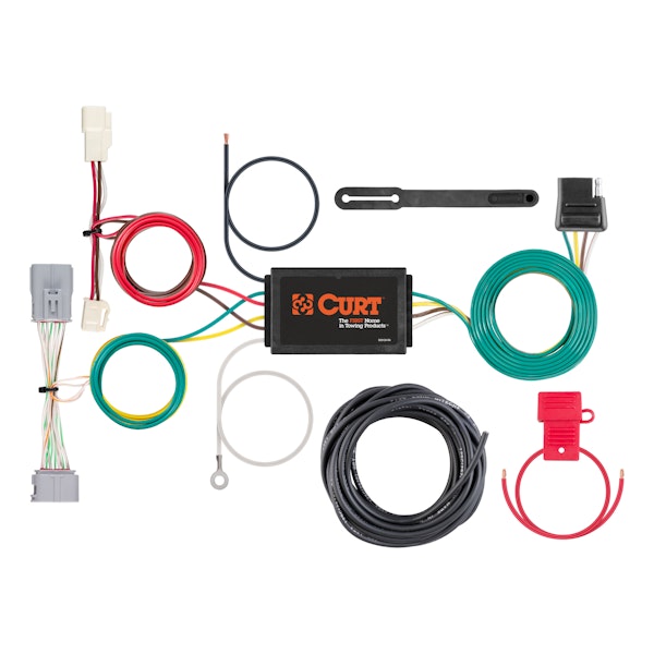 CURT 56371 Custom Wiring Harness, 4-Way Flat Output, Select Toyota Prius Prime
