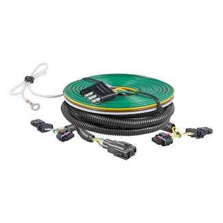 CURT 58917 Custom Towed-Vehicle RV Wiring Harness, Select Jeep Liberty