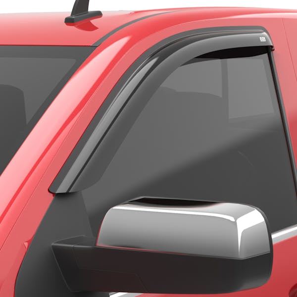 EGR 61571 EGR Tape-On Window Visors Front Pair Dark Smoke Finish