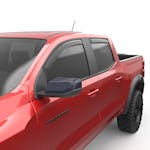 EGR 571485 EGR In-Channel Front and Rear Window Visor Set, Matte Black Finish