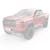 EGR 571485 EGR In-Channel Front and Rear Window Visor Set, Matte Black Finish