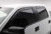 EGR 573395 EGR In-Channel Front and Rear Window Visor Set, Matte Black Finish