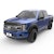 EGR 573475 EGR In-Channel Front and Rear Window Visor Set, Matte Black Finish