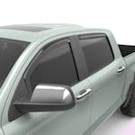 EGR 575191 EGR In-Channel Front and Rear Window Visor Set, Dark Smoke Finish