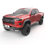 EGR 571481 EGR In-Channel Front and Rear Window Visor Set, Dark Smoke Finish