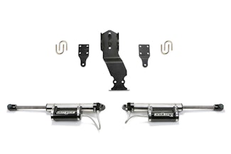 Fabtech FTS22314 Dual Steering Stabilizer System (Opposing Style) with Dirt Logic Resi 2.25 Shock