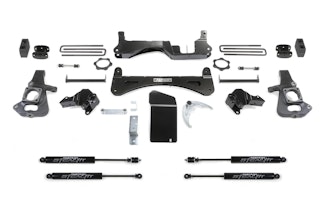 Fabtech K1045M 6" Raised Torsion System with Stealth Shocks