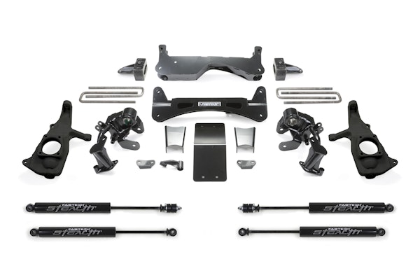 Fabtech K1051M 6" Raised Torsion System with Stealth Shocks