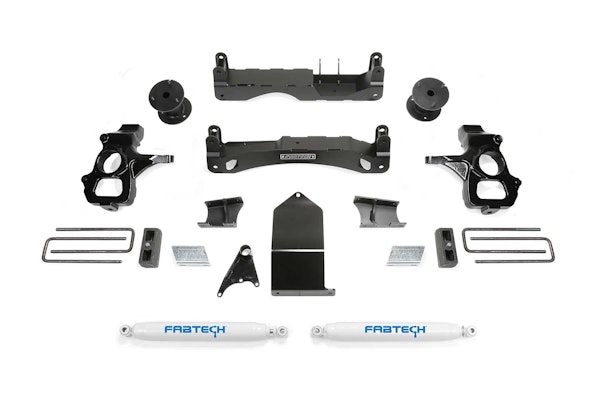 Fabtech K1116 4" Basic System with Rear Performance Shocks