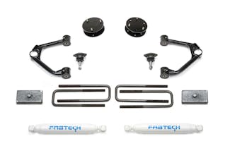 Fabtech K1126 3" Ball Joint UCA Lift Kit with Rear Performance Shocks
