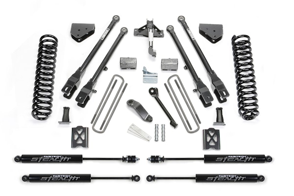 Fabtech K20131M 6" 4 Link System with Stealth Shocks