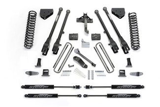 Fabtech K2054M 6" 4 Link System with Stealth Shocks