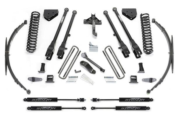 Fabtech K2129M 8" 4 Link System with Stealth Shocks