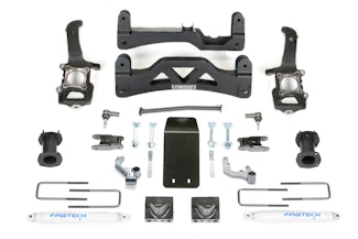 Fabtech K2188 6" Basic System with Front Stock Coilover Spacers & Rear Perf Shocks